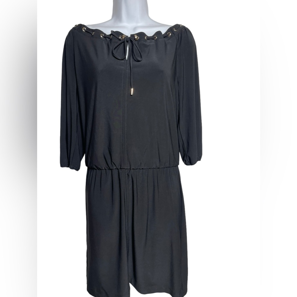 White House Black Market dress size XS with gold detail mini dress π€π€β